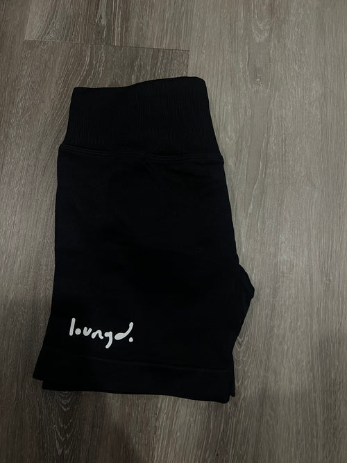Midnight Black Sculpted Shorts